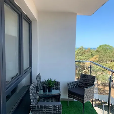 Piaskowe Z Widokiem Na Morze Tarasem Na Dachu Appartement *