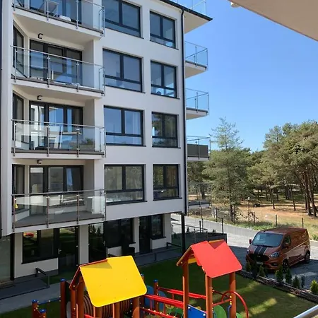 Piaskowe Z Widokiem Na Morze Tarasem Na Dachu