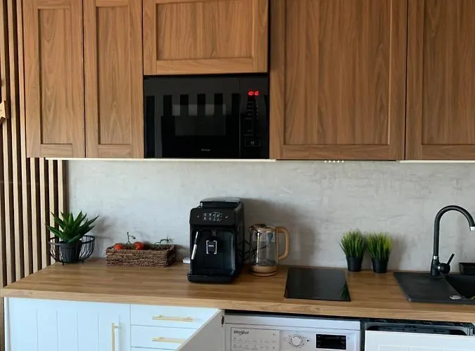 Piaskowe Z Widokiem Na Morze Tarasem Na Dachu Apartament *