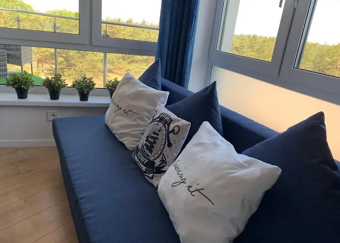 Piaskowe Z Widokiem Na Morze Tarasem Na Dachu Rowy (Pomerania)