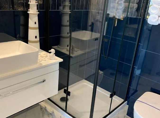 Piaskowe Z Widokiem Na Morze Tarasem Na Dachu