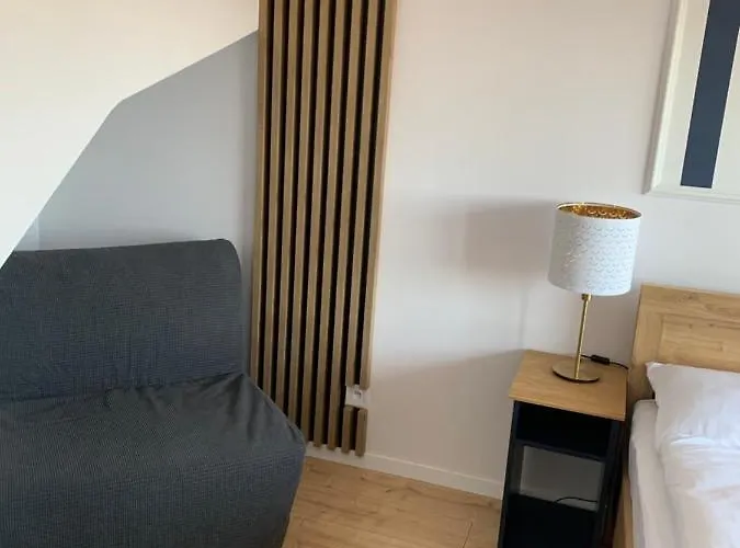 Piaskowe Z Widokiem Na Morze Tarasem Na Dachu Apartament