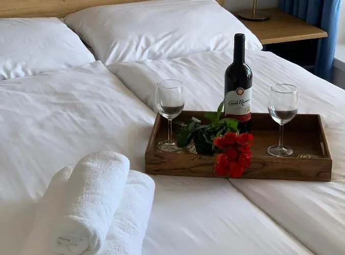 Piaskowe Z Widokiem Na Morze Tarasem Na Dachu