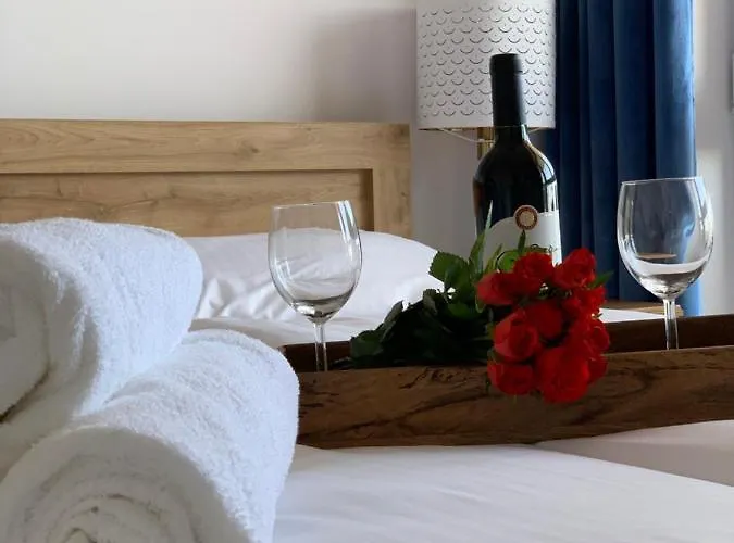 Piaskowe Z Widokiem Na Morze Tarasem Na Dachu