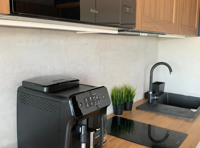 Piaskowe Z Widokiem Na Morze Tarasem Na Dachu Apartament *