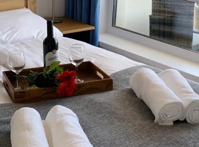 Piaskowe Z Widokiem Na Morze Tarasem Na Dachu Rowy (Pomerania)