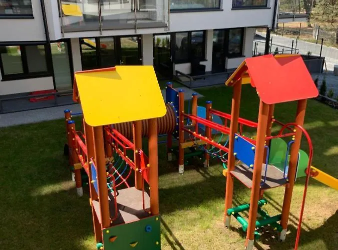 Piaskowe Z Widokiem Na Morze Tarasem Na Dachu Apartament