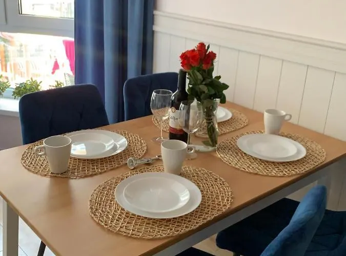 Piaskowe Z Widokiem Na Morze Tarasem Na Dachu Apartament Rowy (Pomerania)