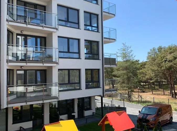 Piaskowe Z Widokiem Na Morze Tarasem Na Dachu