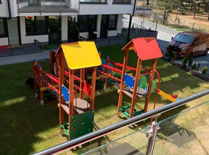 Piaskowe Z Widokiem Na Morze Tarasem Na Dachu Apartament Rowy (Pomerania)